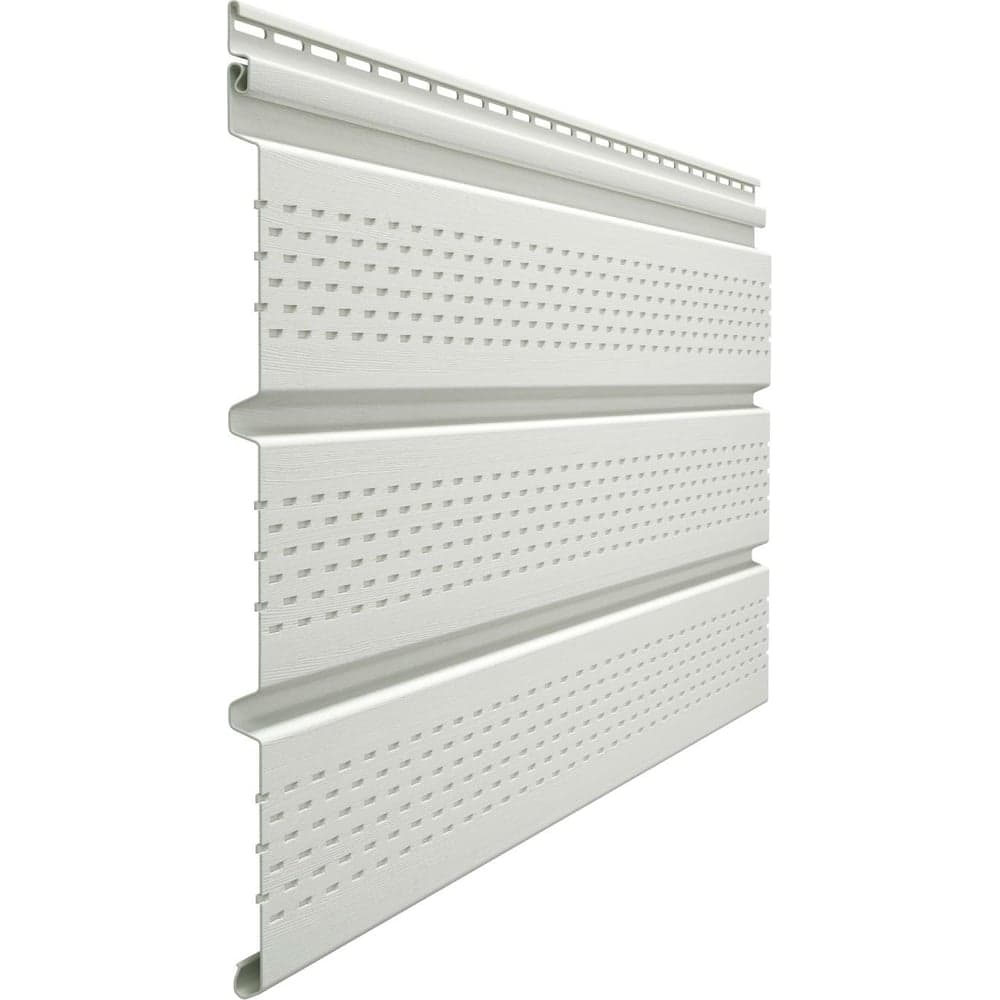Перфорированный софит Docke Premium пломбир PSTR-1044