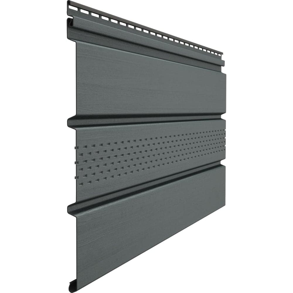 Софит с центральной перфорацией Docke Premium графит PSTT-1086