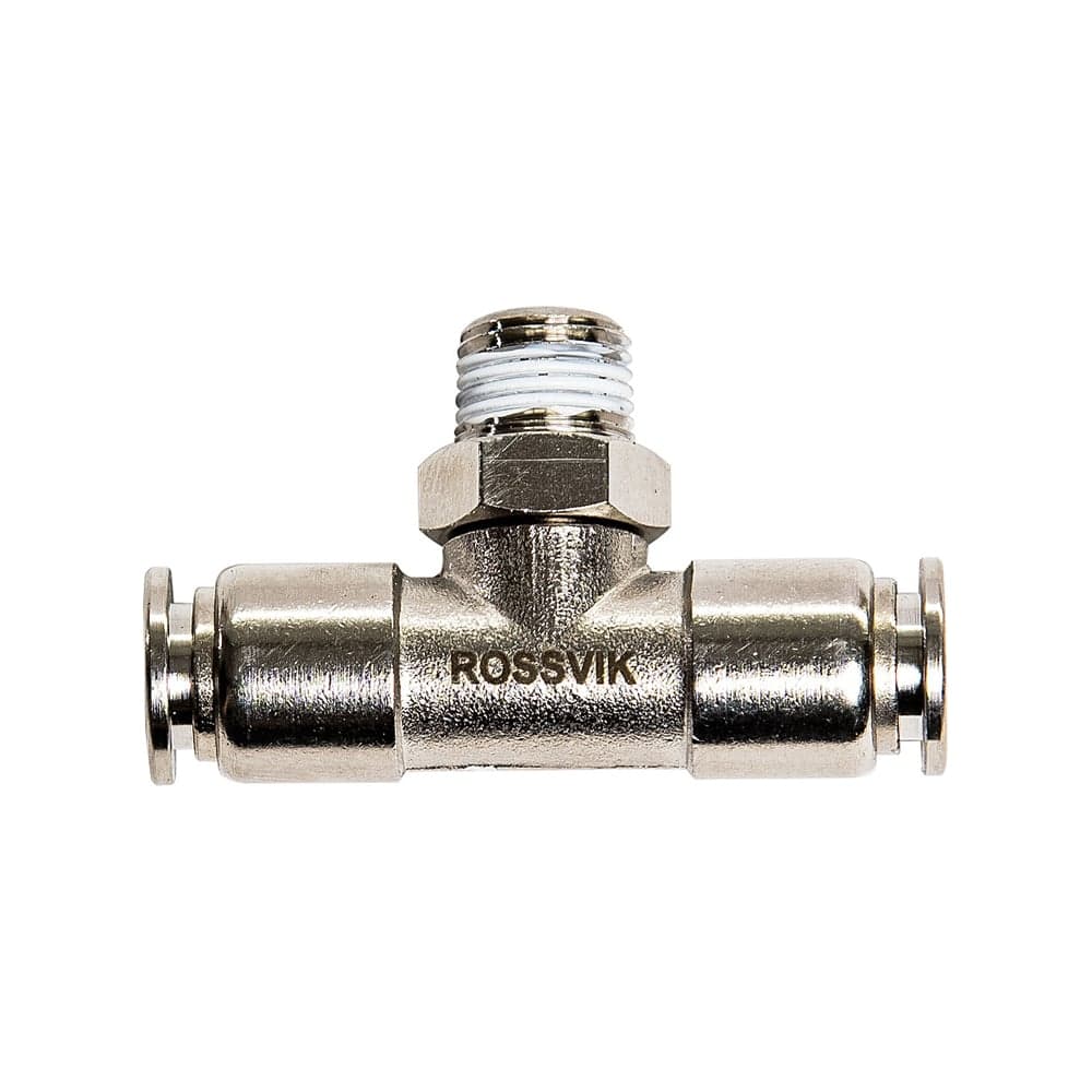 Цанговый разъем Т-образный (1/8"; 8x6 мм) Rossvik .R B187/4