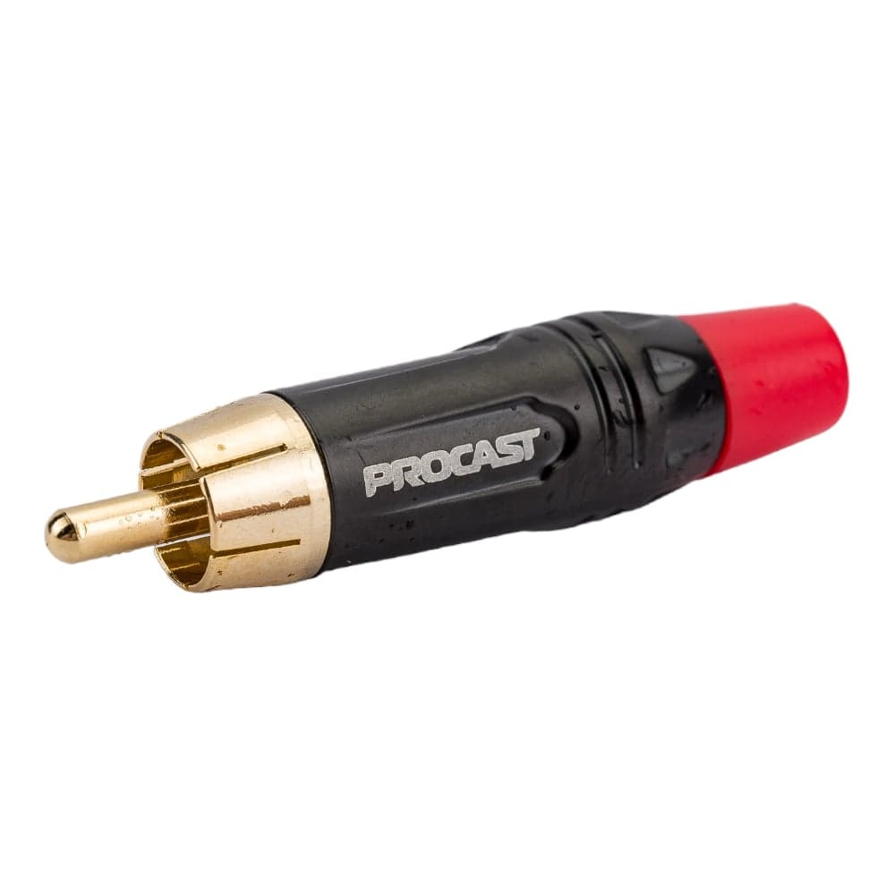 Разъем PROCAST cable RCA6/TT/Red RCA male, красный маркер НФ-00000432
