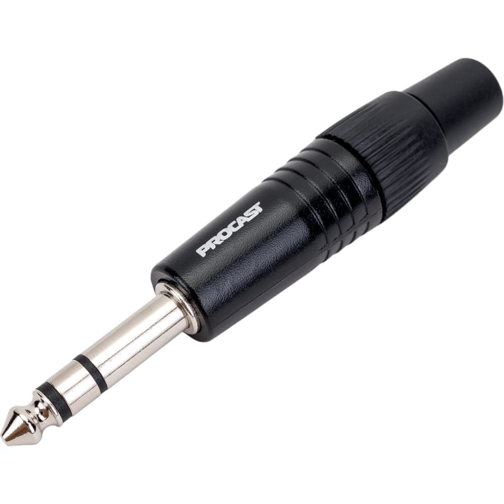 Разъем PROCAST cable TRS-6.3/6/M/S TRS Jack 6,3mm male, STEREO/BALACE, черный НФ-00000429