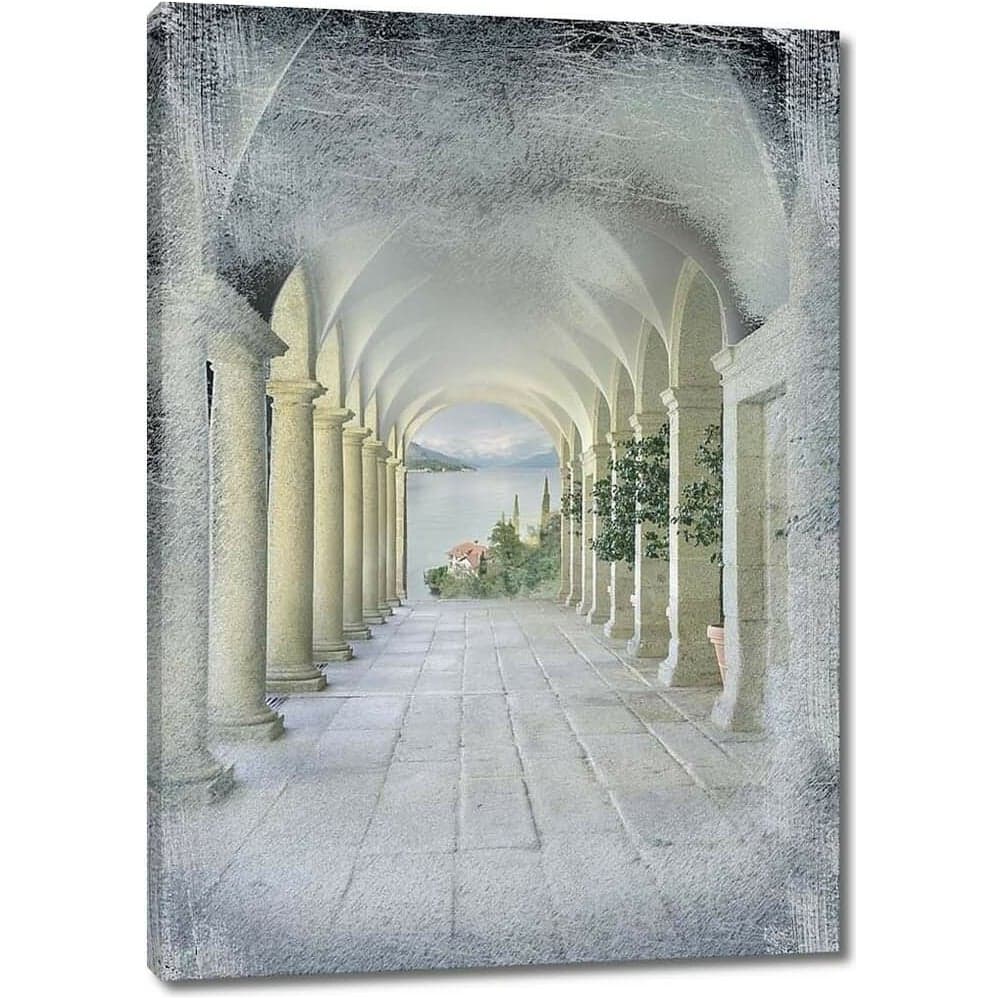 Картина ООО Первое ателье Веранда с множеством колонн 79x112 см ps28463-4