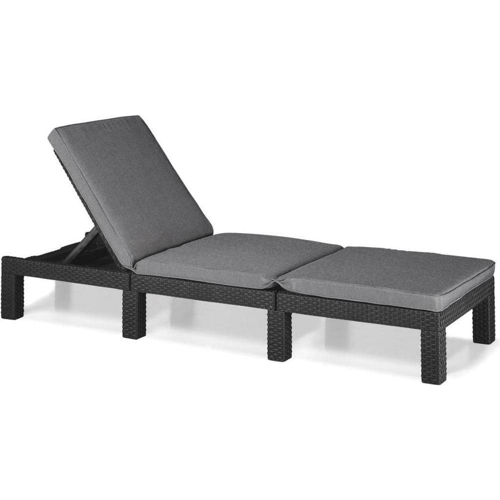 Шезлонг Keter Daytona Delux графит 252223