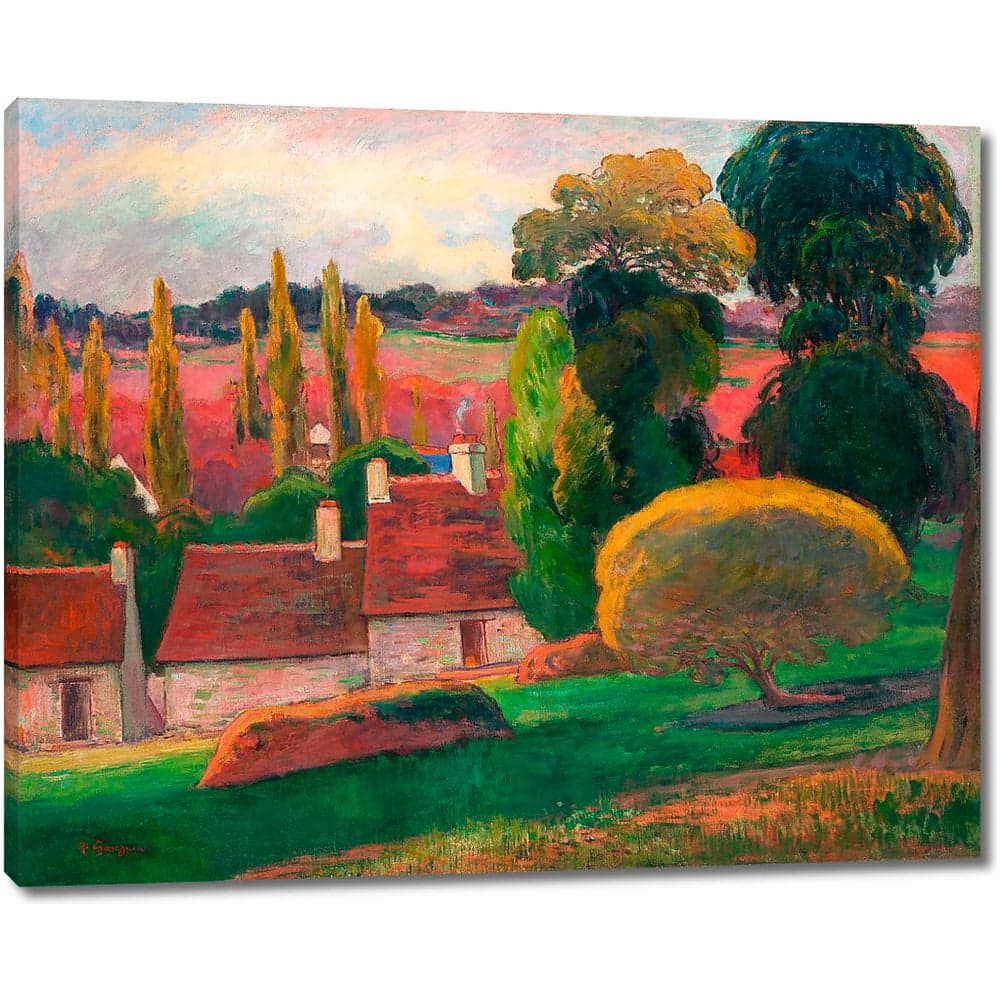 Картина Первое ателье репродукция "Ферма в Бретани" 35x28 ШxВ ps109380-1