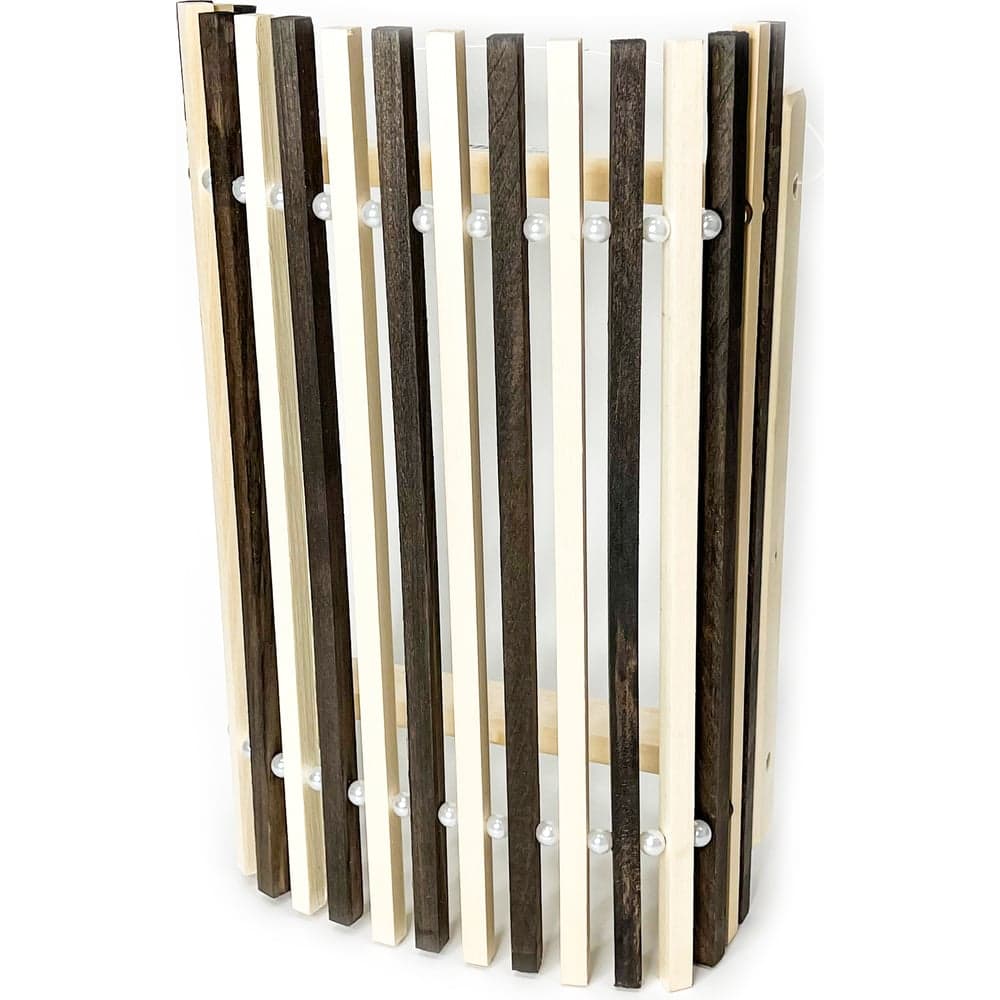Прямой угловой абажур Бацькина Баня Zebra thin rail 35x21.5x14.5 см 30774