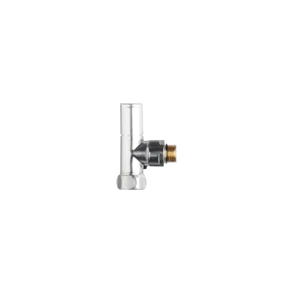 Угловой кран для полотенцесушителя Terma 1/2"х3/4" с ручной регулировкой (круглая ручка) 29175