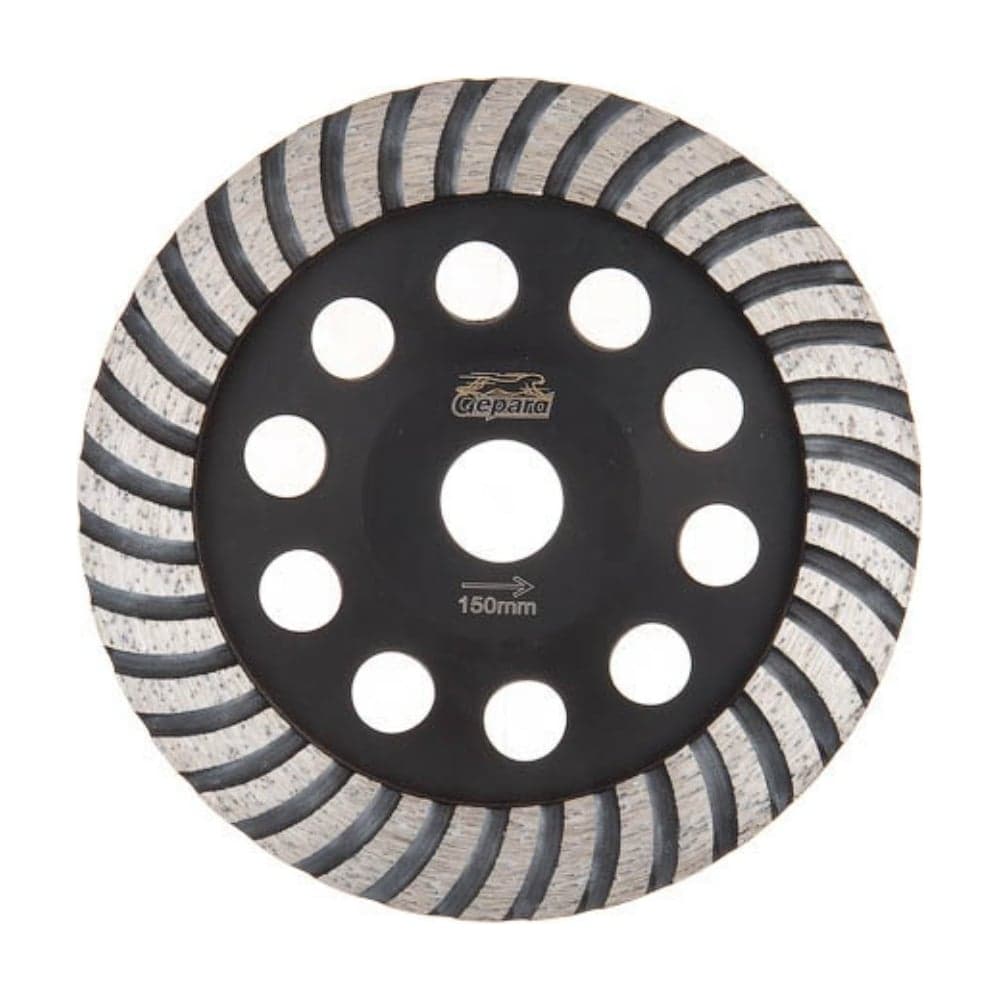 Чашка алмазная шлифовальная Turbo 150x22.2 мм Gepard GP0806-150