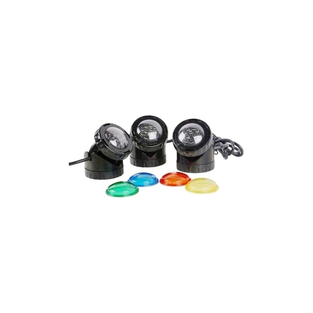 PL1-3 МНОГОЦВЕТНАЯ/LED комп-т ( 3шт) . подсветка подводная/надводная 12 V,3x1,6 W,со светодиодами Jebao Джебао PL1-3 МНОГОЦВЕТНАЯ/LED PL1-3 LED