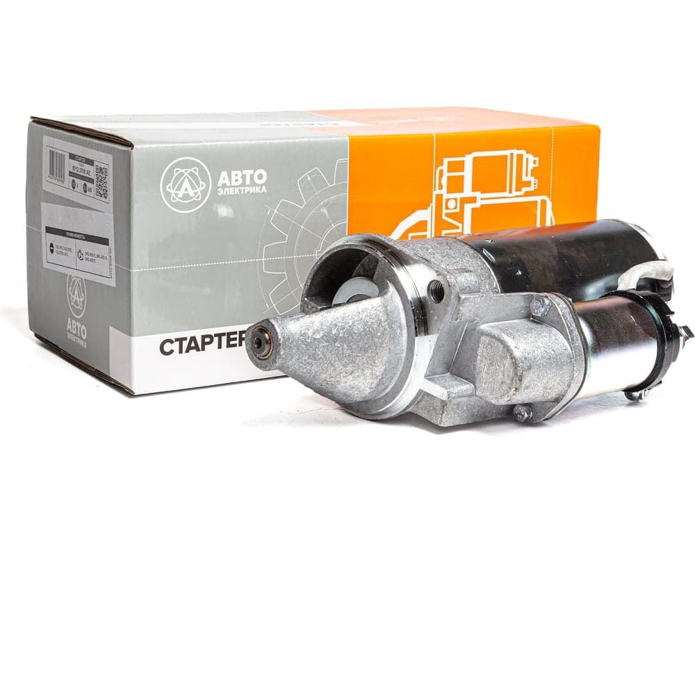 Стартер редукторный ГАЗ/УАЗ двигатели МЗ-405/-406/-409 12В/2.0 кВт z=9 АВТОЭЛЕКТРИКА 6012.3708 02.1398