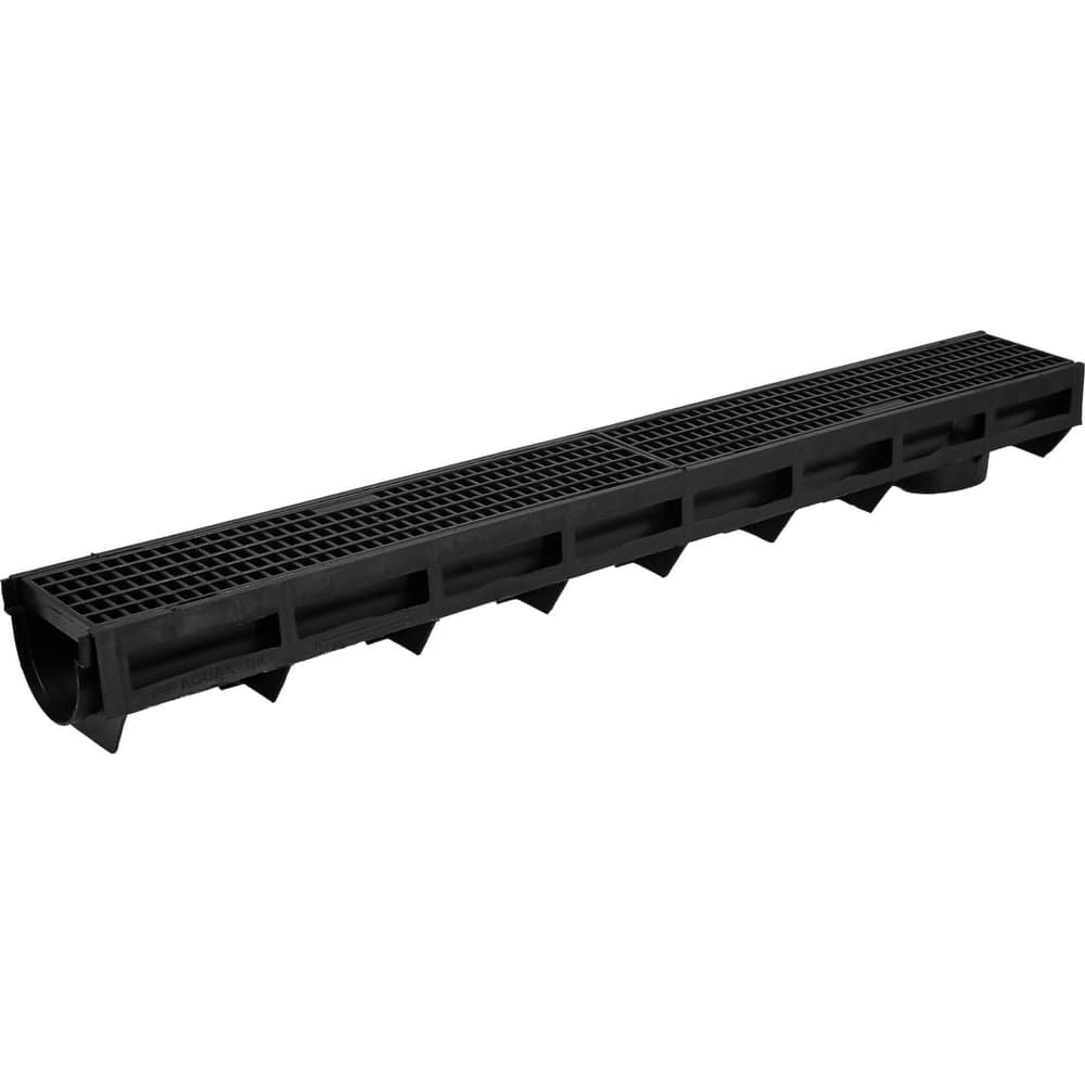Лоток Aquastok AQUA-TOP DN90 H100 А15 1000x135x100 с пластиковой решеткой (комплект) (1092) 549067