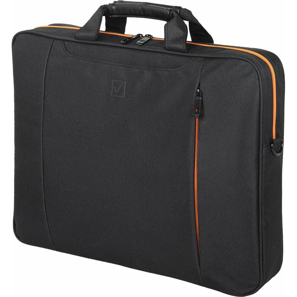 Сумка-портфель с отделением для ноутбука 17.3" BRAUBERG Office, черная, 44x34x6 см 270826