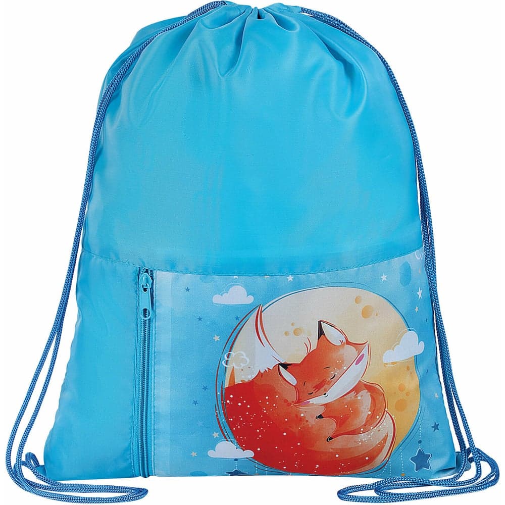 Мешок для обуви ЮНЛАНДИЯ Moon fox карман на молнии, 33x42 см 271054