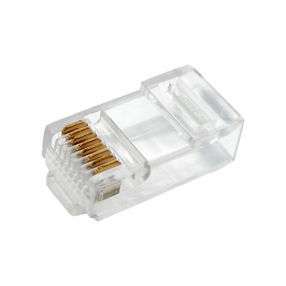 Сетевой разъем REXANT LAN на кабель, штекер RJ-45 (8Р8С), под обжим, 2 шт. 06-0081-A2