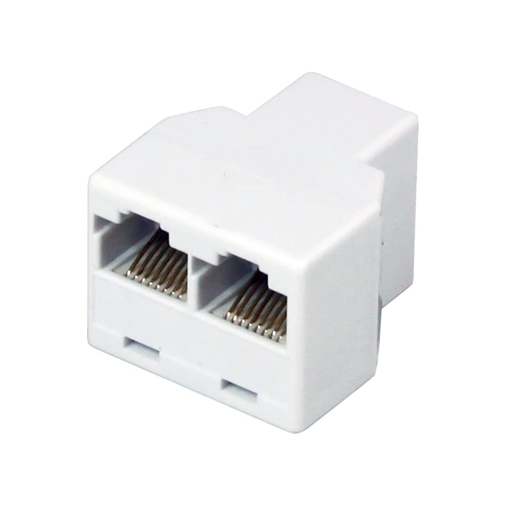 Сетевой переходник REXANT LAN, гнездо RJ-45 (8Р8С) - 2 гнезда RJ-45 (8Р8С) 06-0112-B