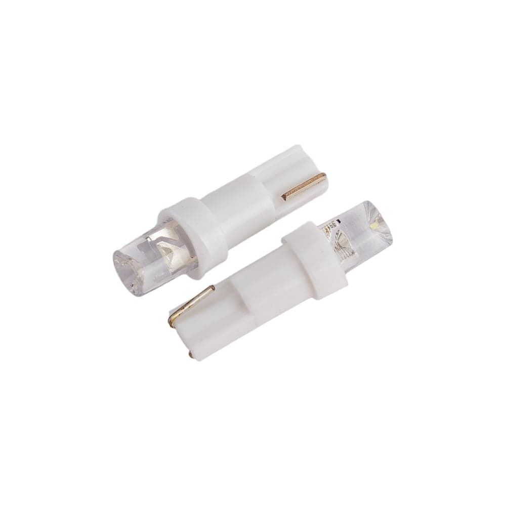 Светодиод Nord-Yada 12V T5-01 1LED W1,2W Base: W2,0 х4,6d 0.18W 4lm конус белый 2 шт. 900277