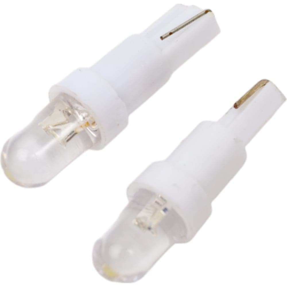 Светодиод Nord-Yada 12V T5-01 (1LED) W1,2W Base: W2,0 х4,6d 0.18W 4lm стандарт белый 2 шт 900281