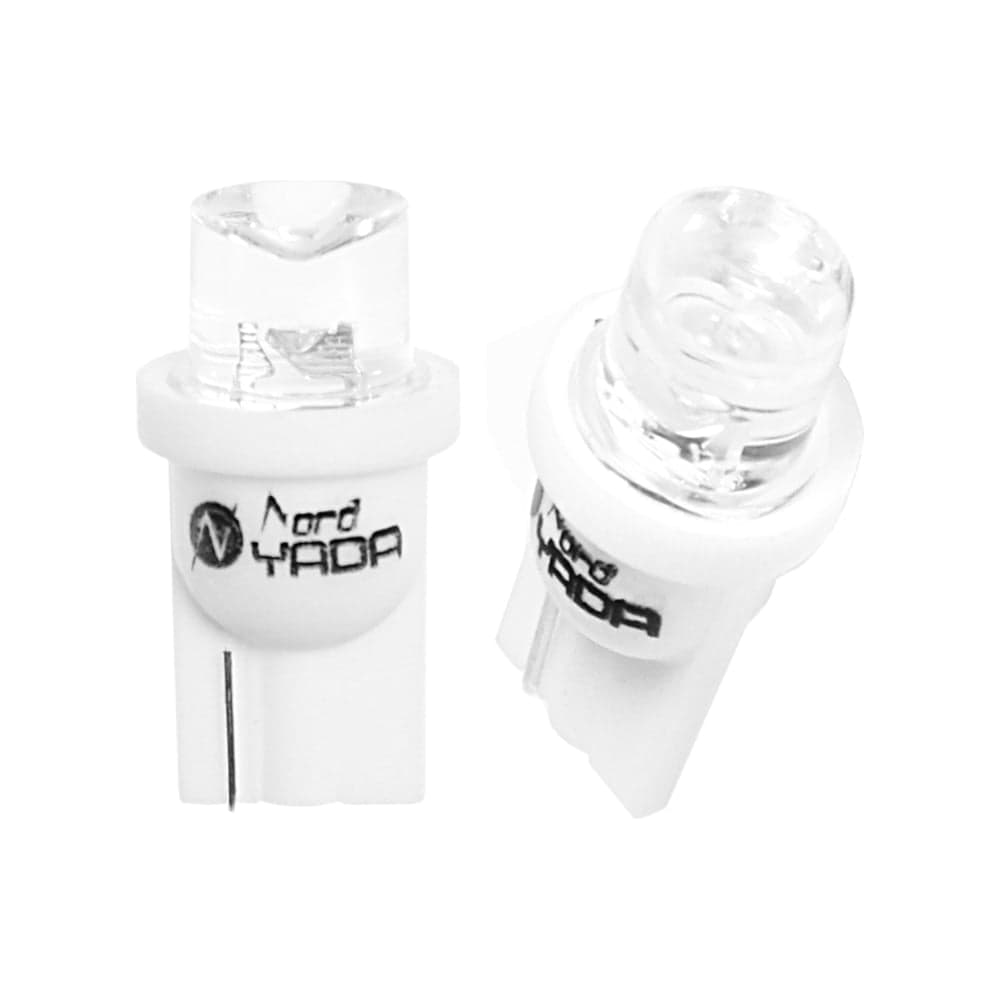 Светодиод Nord-Yada 12V T10-01 (1LED) W5W Base:BW2,1 х9.5D конус белый 0.18W 4lm 2 шт 900288