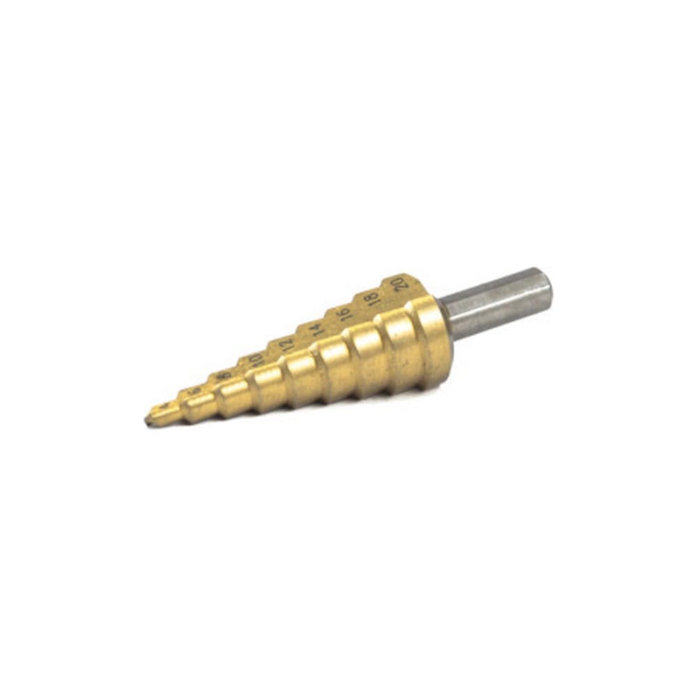 Сверло ступенчатое 4 -20,0 Р6М5 с износостойким покрытием ц/хв Beltools ri.166.33