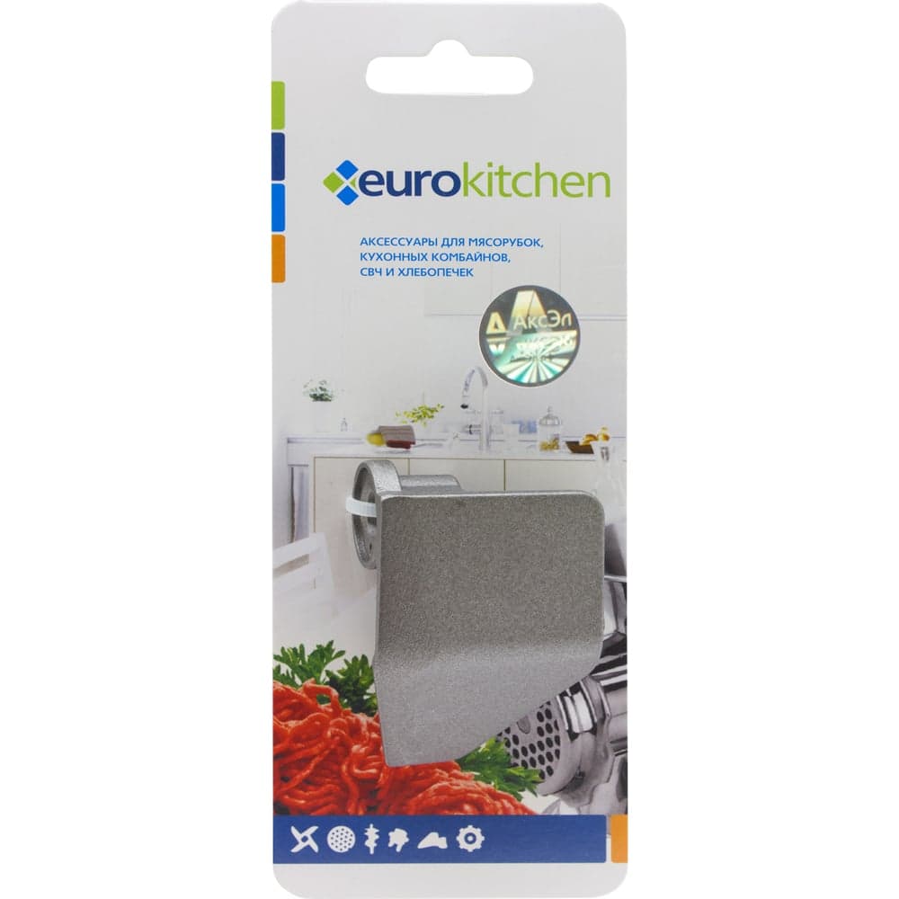 Нож-тестомешатель для хлебопечки KENWOOD Eurokitchen диаметр вала 8 мм, срез вала 6 мм, 1 шт KNB-2