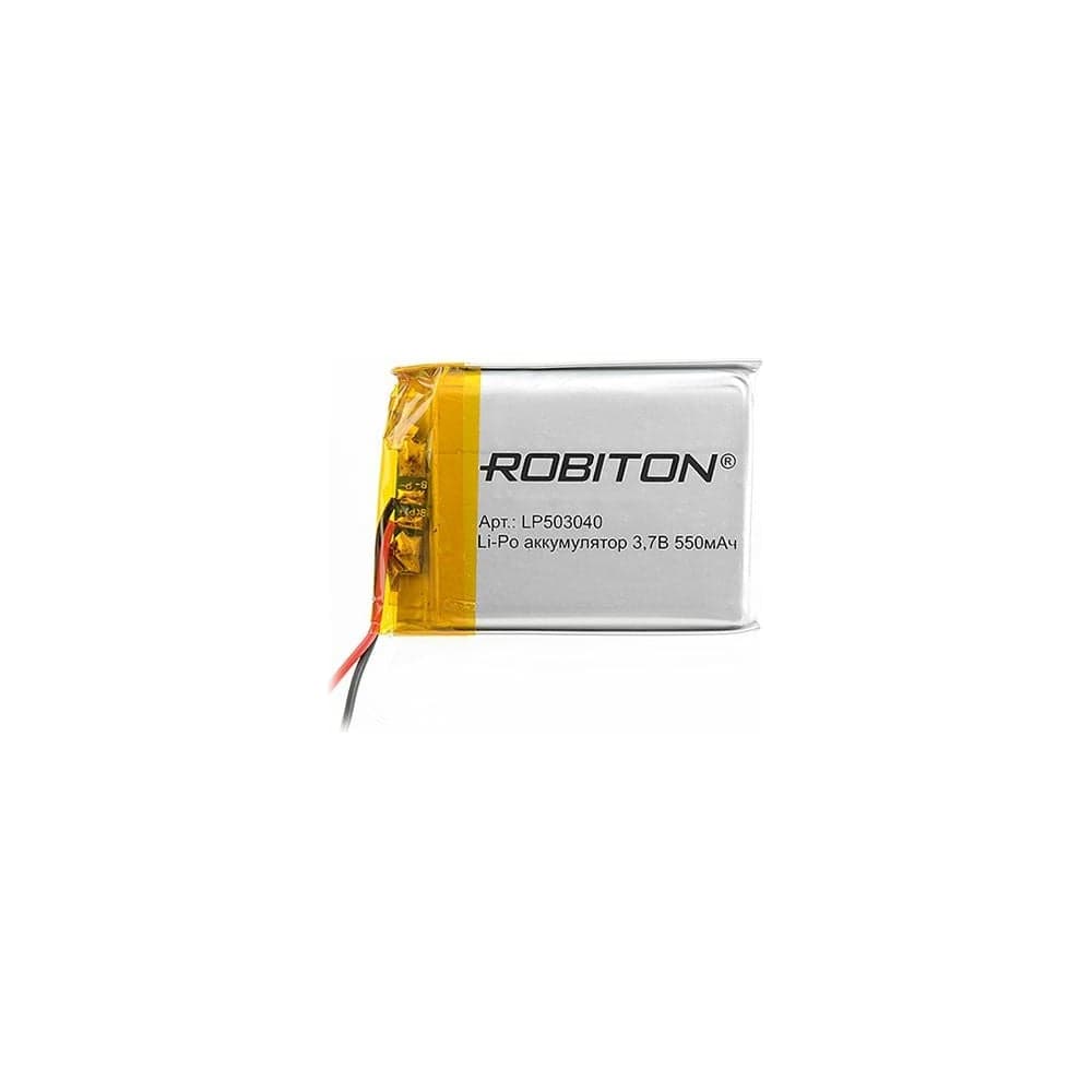 Аккумулятор ROBITON LP503040 3.7В 550мАч 14075