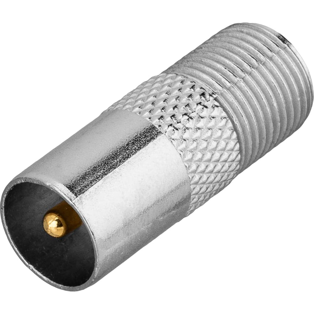Антенный переходник REXANT RG-6, SAT, гнездо F - штекер ТВ 06-0025-A