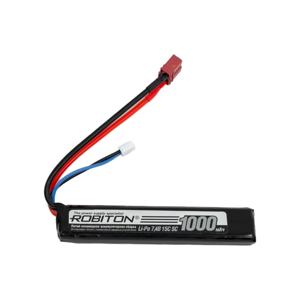 Аккумуляторная сборка Robiton LP-STA2-1000 Lipo 7.4В 1000мАч 13301