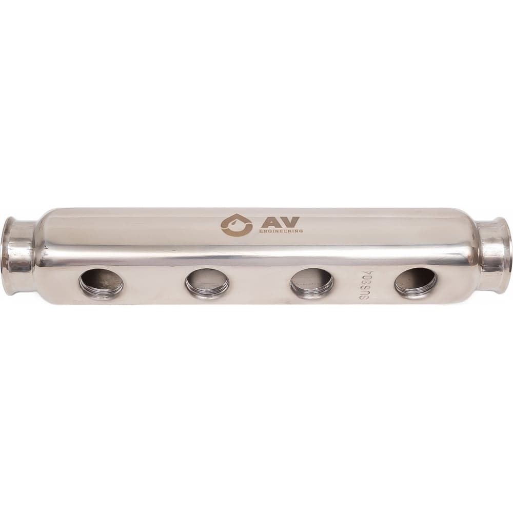 Коллектор AV Engineering 1/2x4 выхода, двухсторонний AVE155019