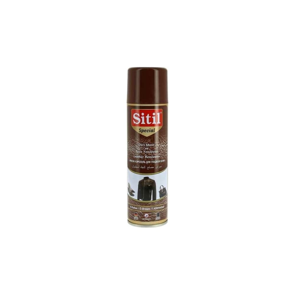 Восстановитель для гладкой кожи Sitil Leather Renovator Spr. темно-коричневый, 250 мл 167.02 SSMB