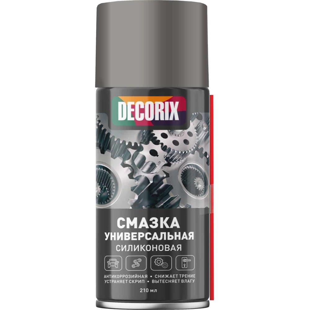Аэрозольная универсальная силиконовая смазка Decorix 210 мл 0404-02 DA