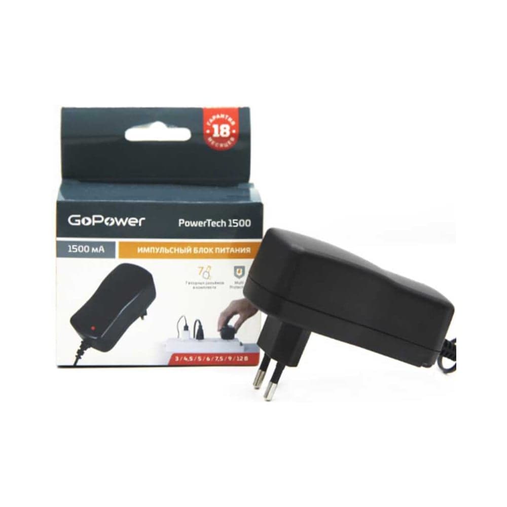 Универсальный импульсный блок питания GoPower PowerTech 1500 (1/50) 00-00015336