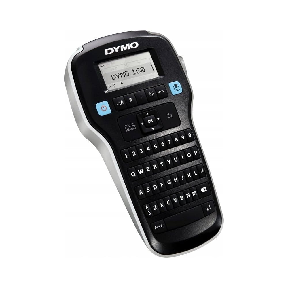 Электронный ленточный принтер Dymo S0946360 LM160 ленты D1 шир. 6, 9, 12 мм, клавиатура-латиница S0946320