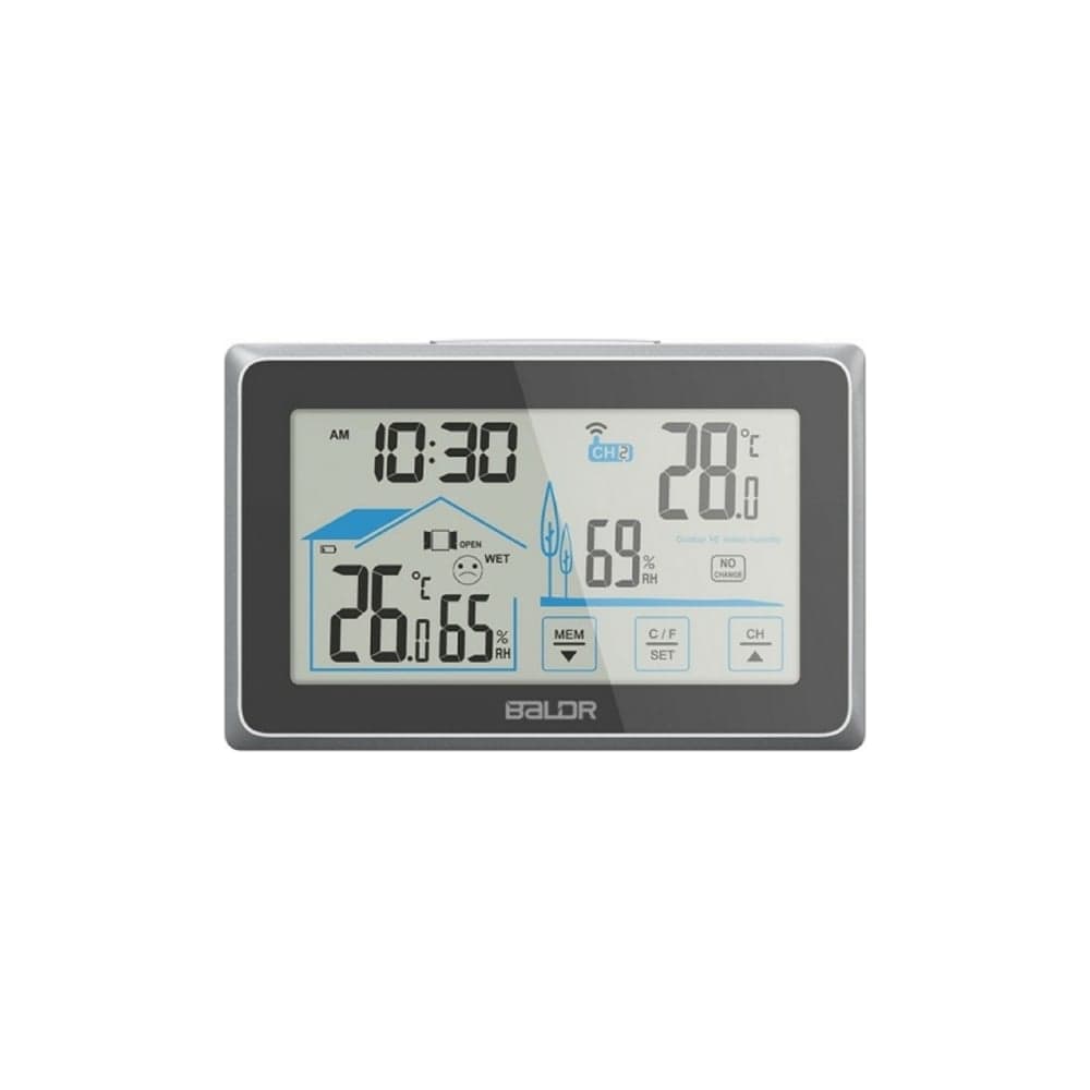 Беспроводная метеостанция с индикатором BALDR B0340ST2H2-BLACK