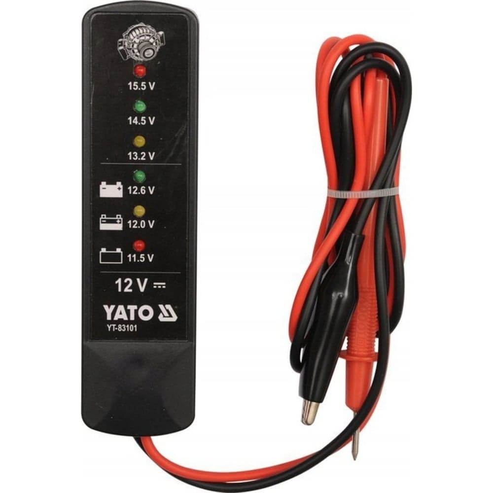Аналоговый цифровой тестер аккумуляторов YATO 12V YT-83101