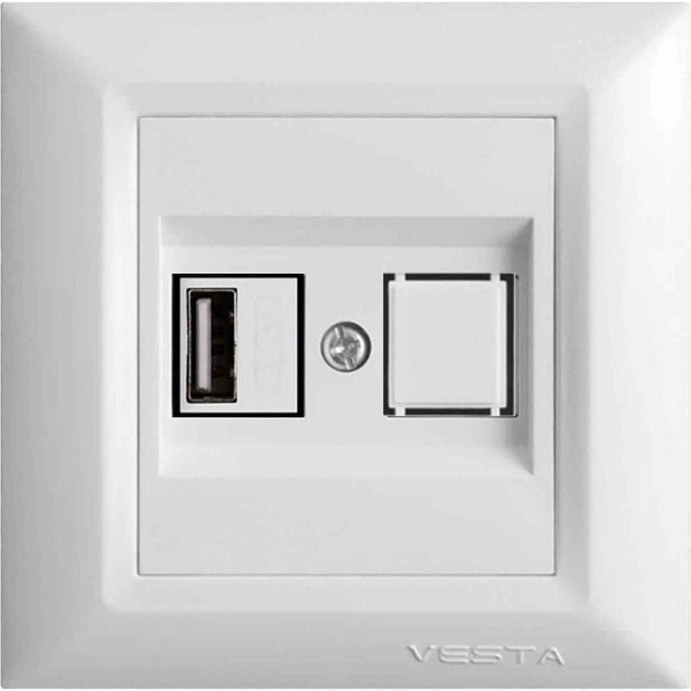 Розетка Metronex Electric Рим USB FRZ00050201BEL