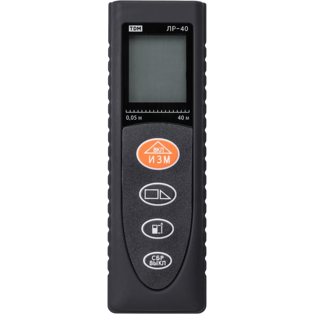 Лазерная рулетка TDM ELECTRIC ЛР-40, дальность 40 м, Алмаз SQ1018-0201