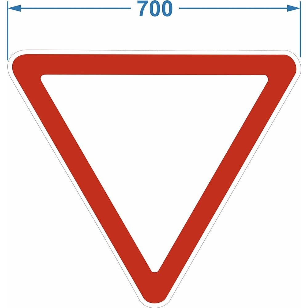 Дорожный знак PALITRA TECHNOLOGY 2.4. "Уступите дорогу" 120005-2-4-I