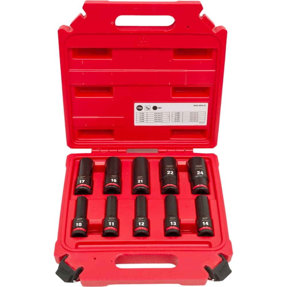 Набор головок ShW удлиненных (10 шт; 1/2") Milwaukee 4932480457