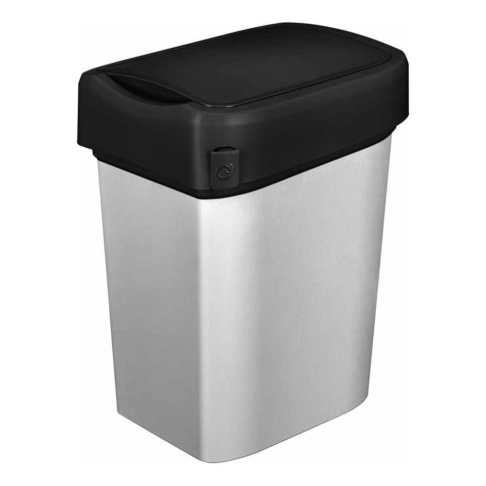 Контейнер для мусора Бытпласт "METAL BIN" 25 л, черный 434261313