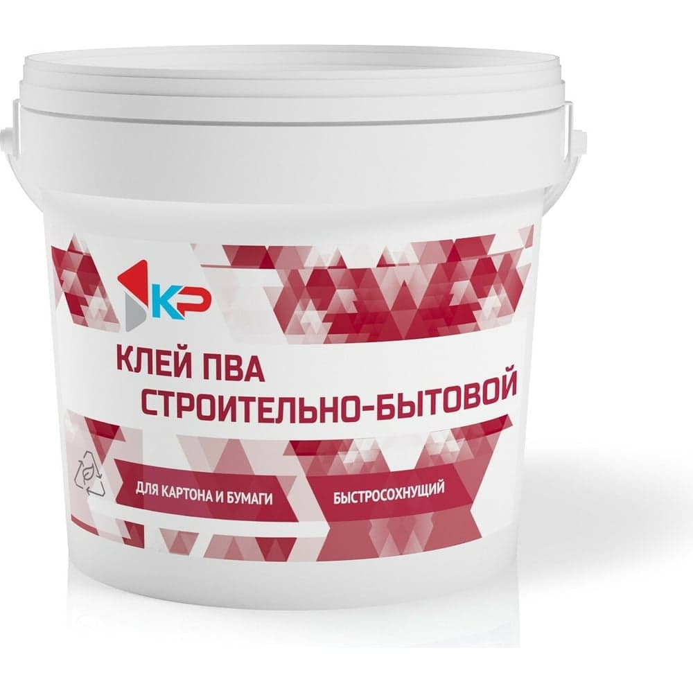 Клей ПВА строительно-бытовой КР 1 кг 4610044291058