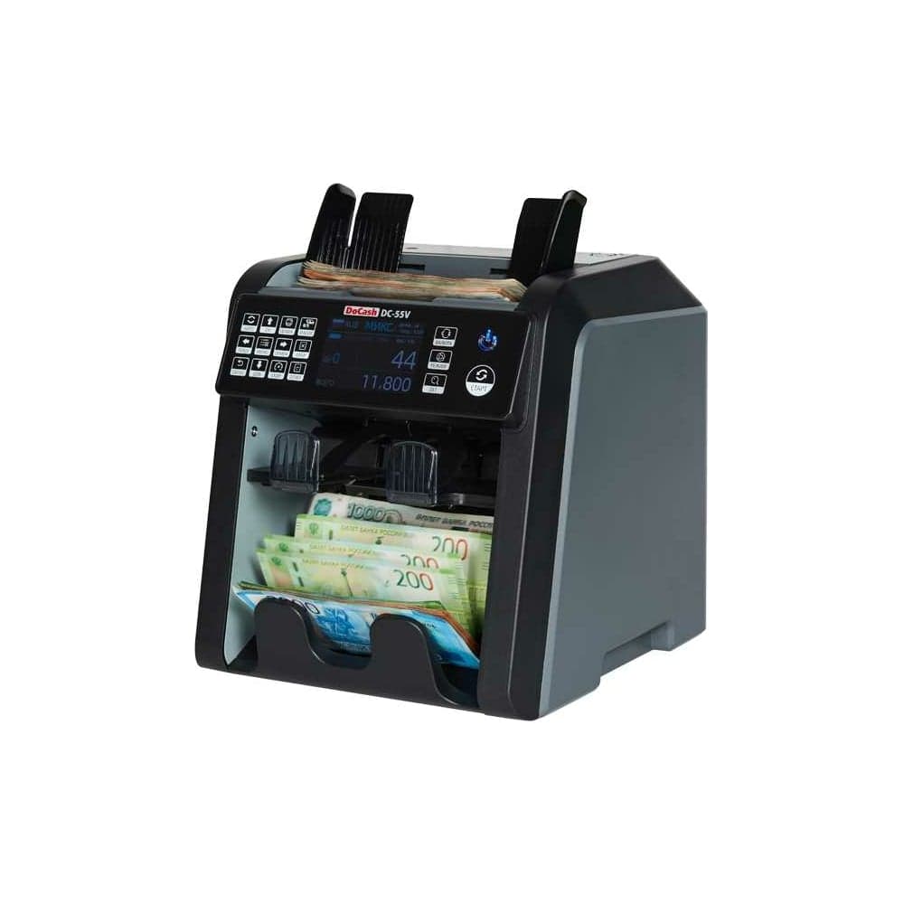 Двухкарманный счетчик-сортировщик банкнот DoCash DC-55V, 2CIS 14391