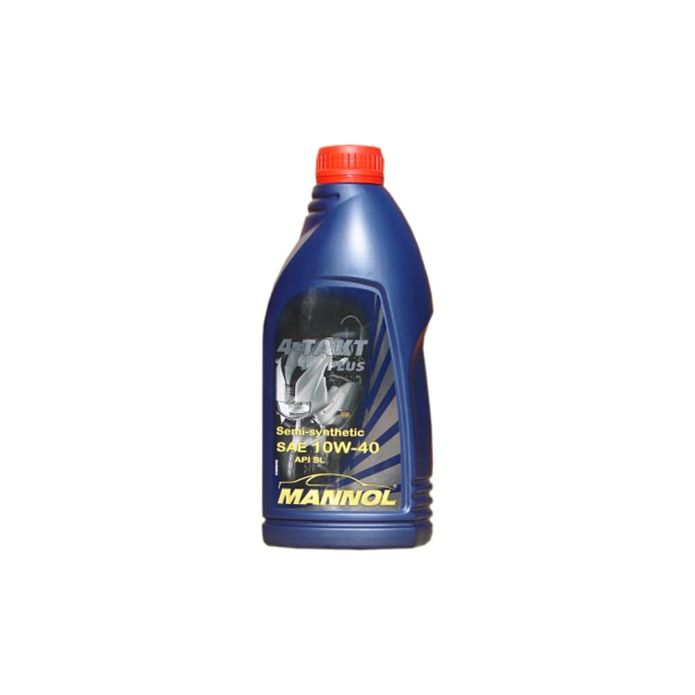 Масло моторное полусинтетическое 4-Takt Plus (1 л) для 4-х тактных двигателей MANNOL 7062090