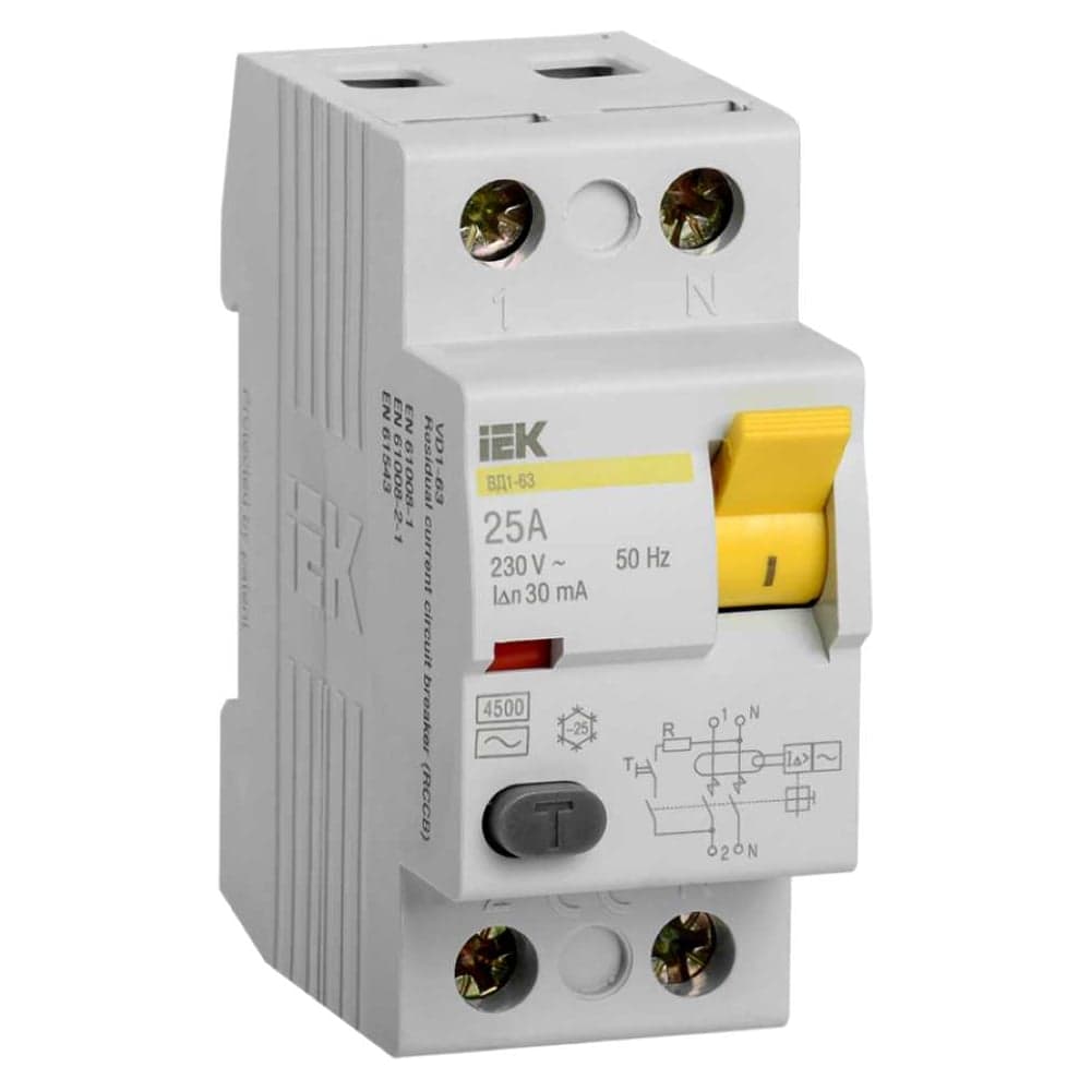 УЗО IEK MDV10-2-025-030 ВД1-63
