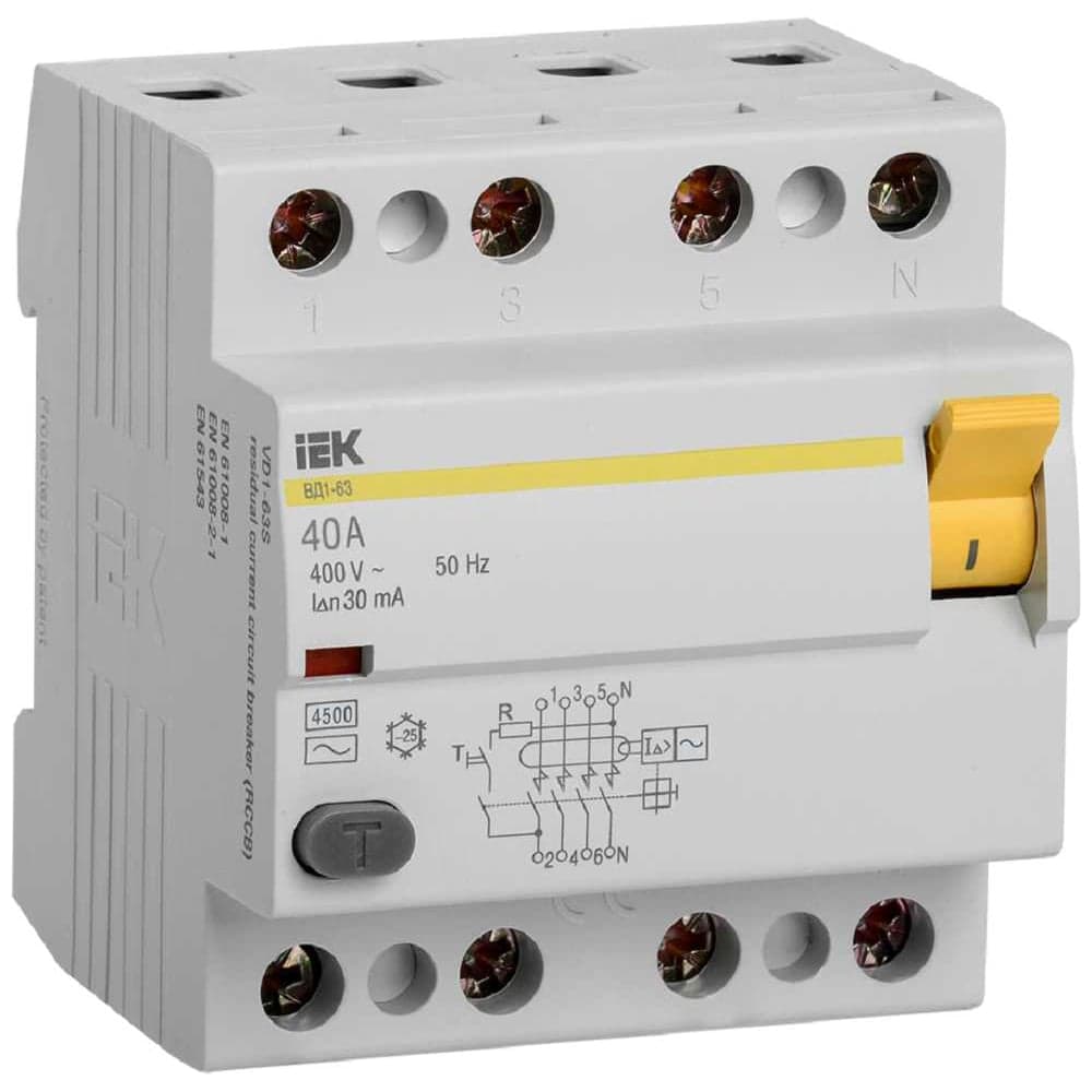 УЗО IEK MDV10-4-040-030 ВД1-63
