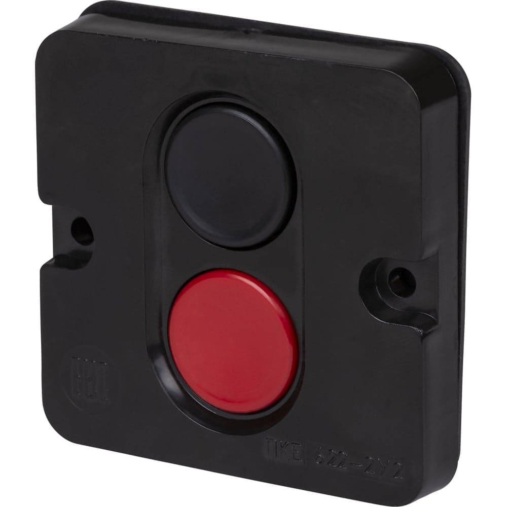 Кнопочный пост ПКЕ TDM ELECTRIC 622 У2, красная и черная кнопки, IP54 SQ0742-0024