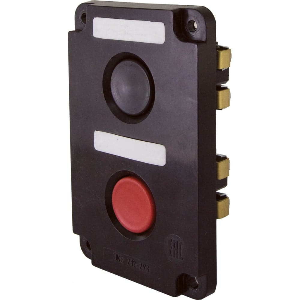 Кнопочный пост ПКЕ TDM ELECTRIC 112-2 У3, красная и черная кнопки, IP40 SQ0742-0012