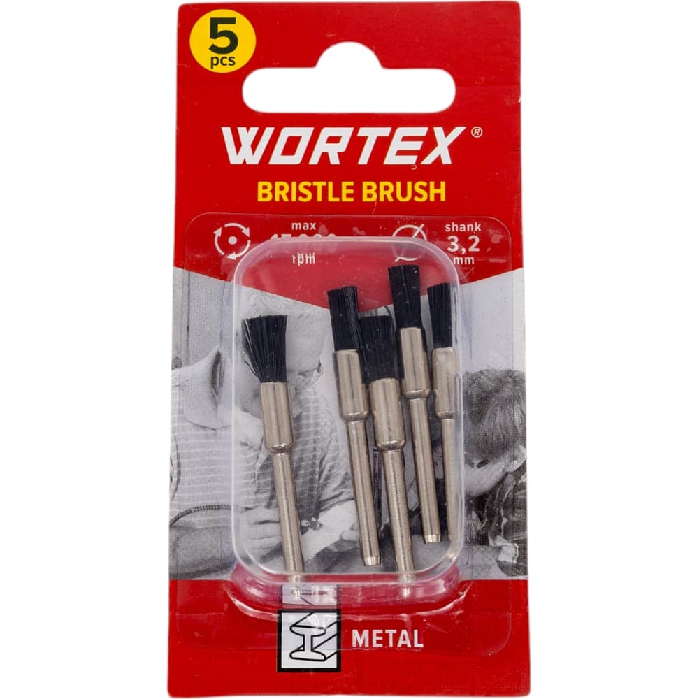 Щетка для гравера 5 мм, 5 шт WORTEX ETBN3205018