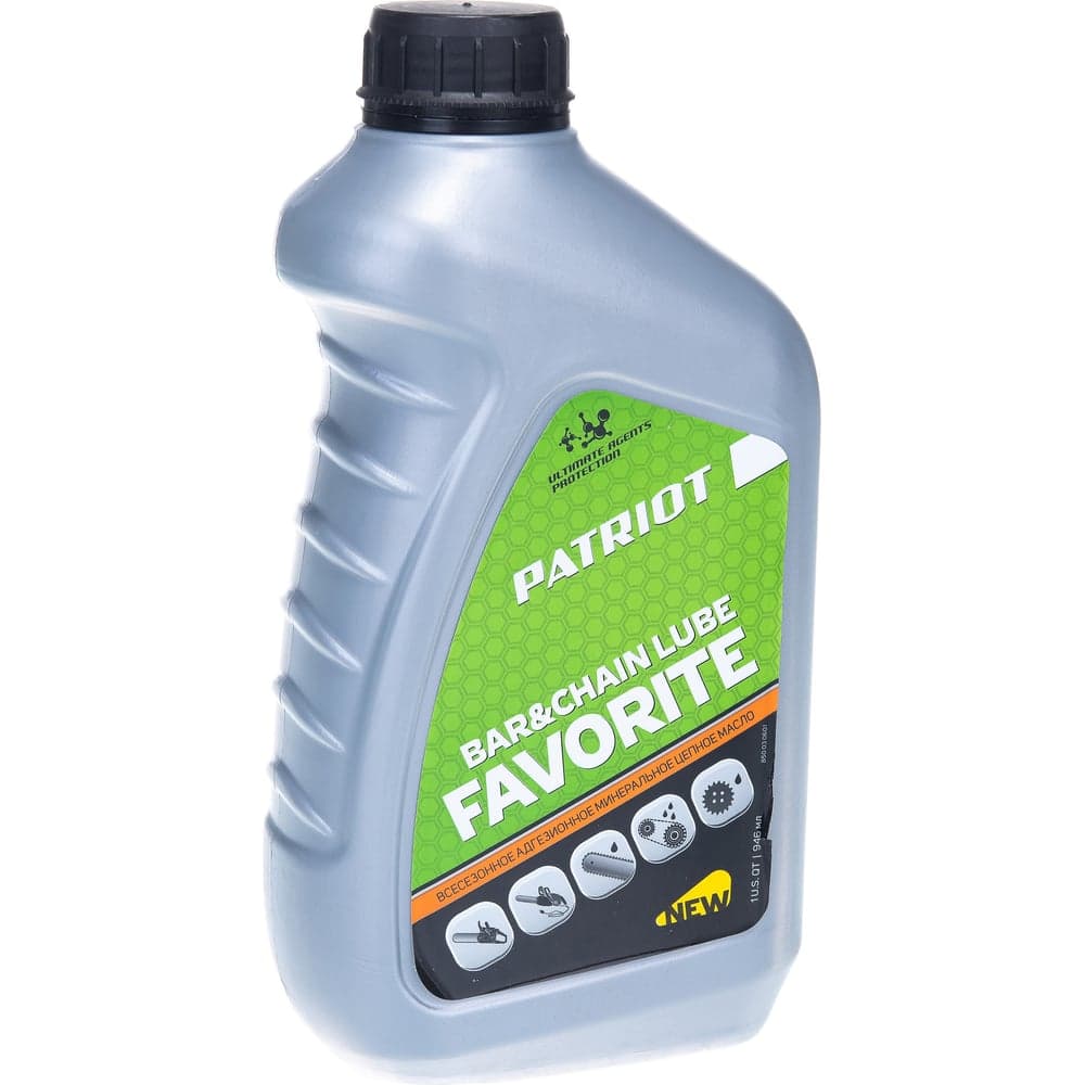 Масло цепное FAVORITE BAR&CHAIN LUBE (0.946 л) PATRIOT 850030601