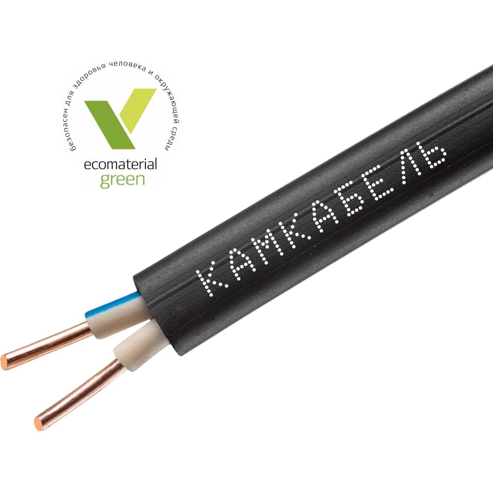Кабель ВВГ-ПНГ А - LS Камкабель 2x4 мм 100 м ГОСТ 1157К22WD00070А