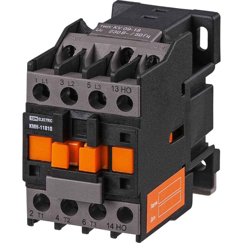 Контактор TDM ELECTRIC КМН-11810 (18А; 230В/АС3; 1НО) SQ0708-0010