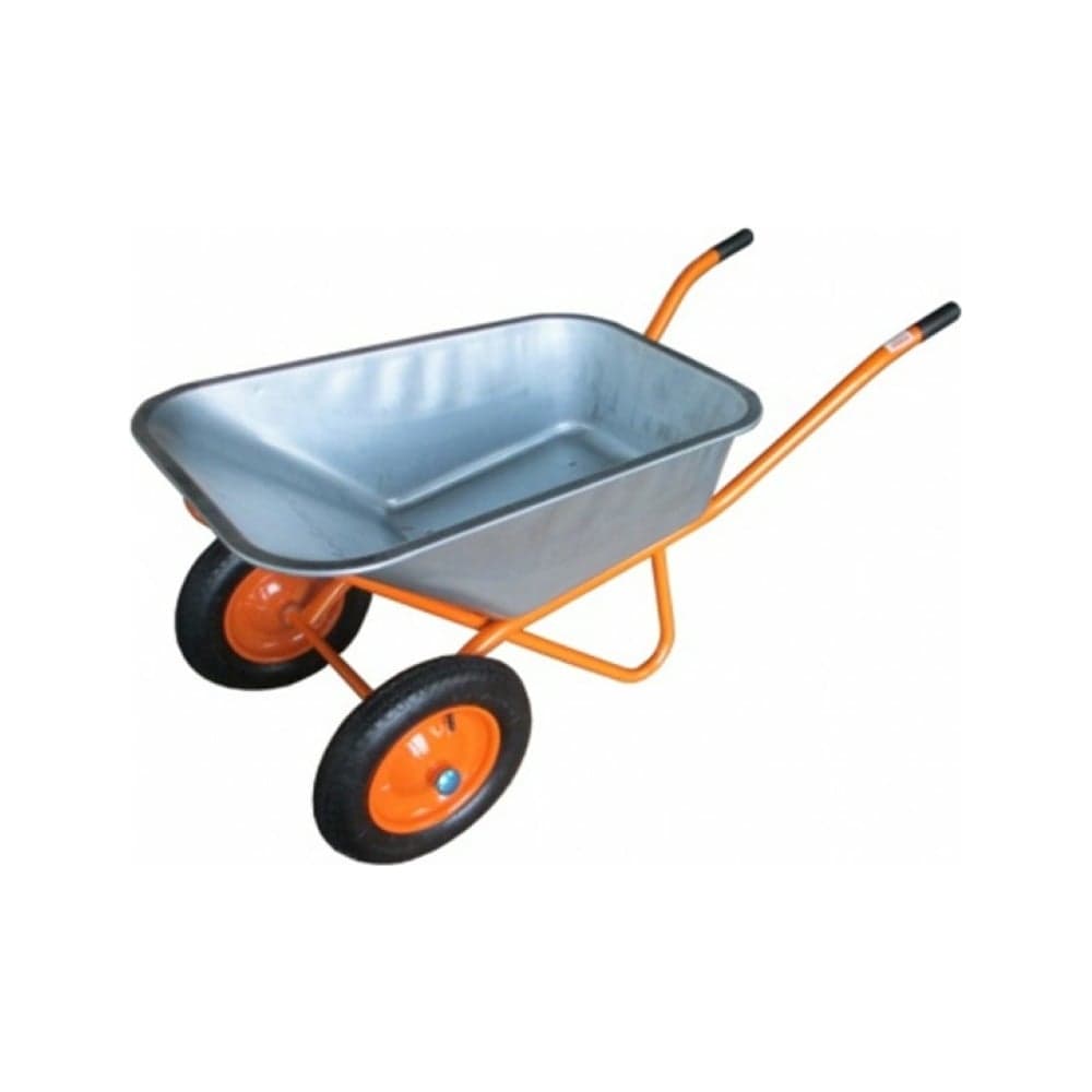 Строительная двухколесная тачка Bohrer колесо 3.25-8, 110 л, 210 кг ТВН-2Н